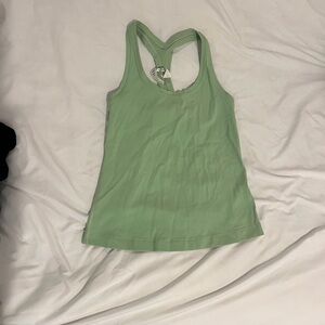 Lululemon Athletica Light Green Tank Top